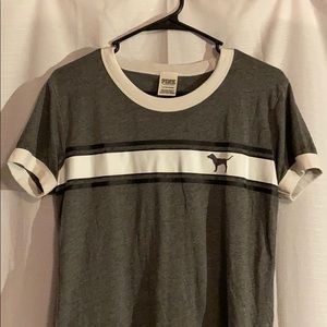 PINK gray short sleeve
